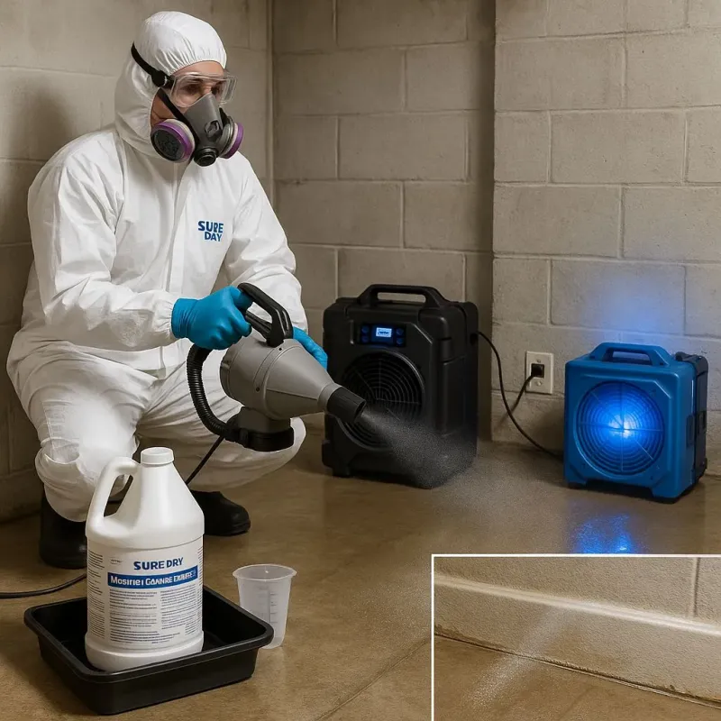 Sanitization and Odor Removal process in Bruceville-Eddy, TX
